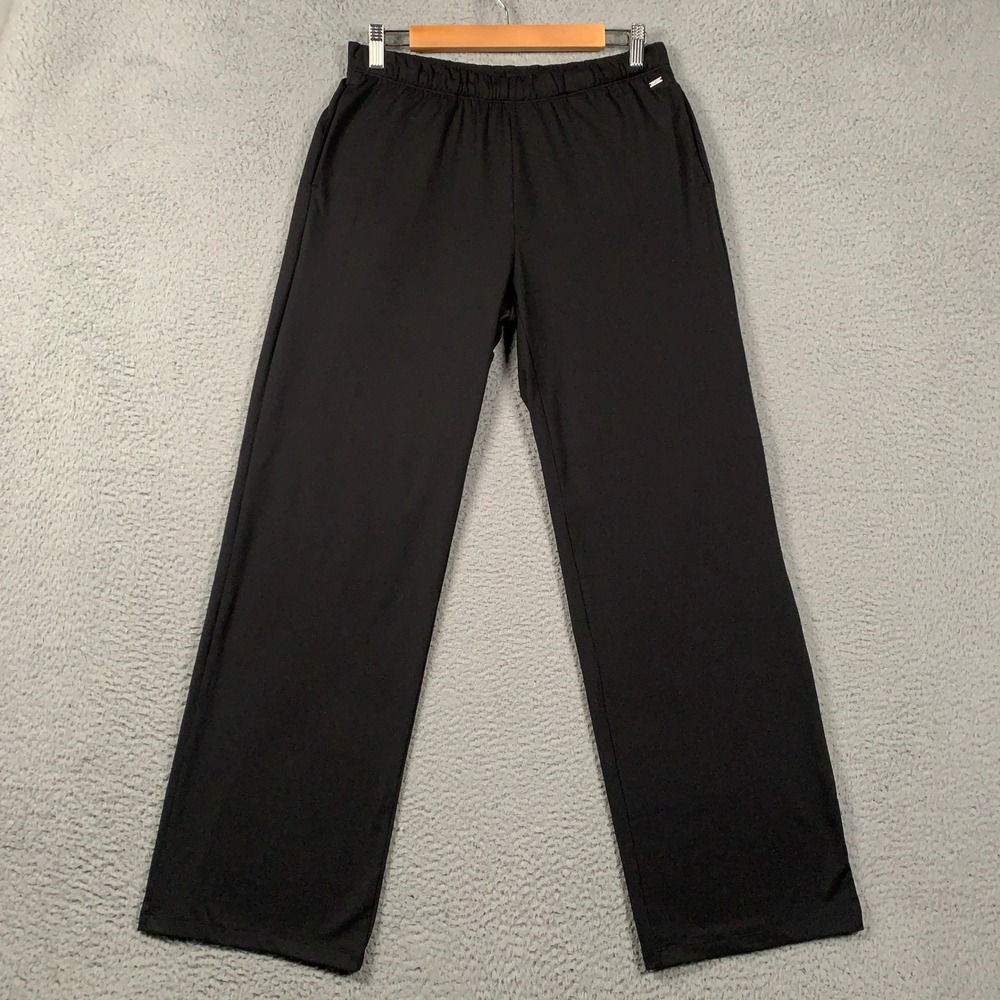 Vuori Halo Modern Straight Leg Pant Womens Medium Black Performance Knit Comfort